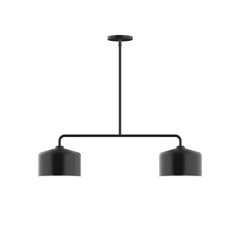 Axis Two Light Linear Pendant in Black (518|MSG41941)