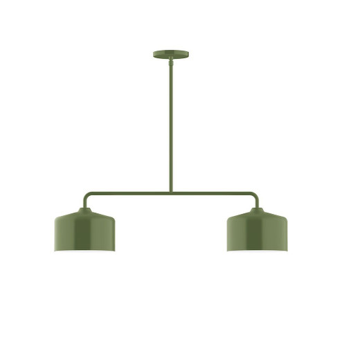 Axis Two Light Linear Pendant in Fern Green (518|MSG41922)