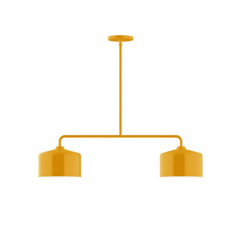 Axis Two Light Linear Pendant in Bright Yellow (518|MSG41921)