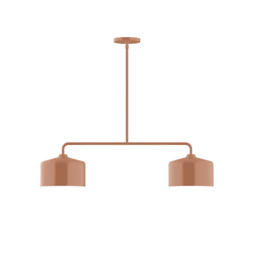 Julia Two Light Linear Pendant in Terracotta (518|MSG41919)