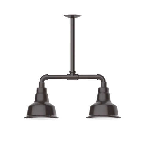 Warehouse Two Light Pendant in Architectural Bronze (518|MSB18051G06)