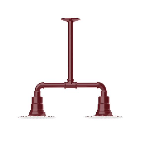 Radial Two Light Pendant in Architectural Bronze (518|MSB15751G06)
