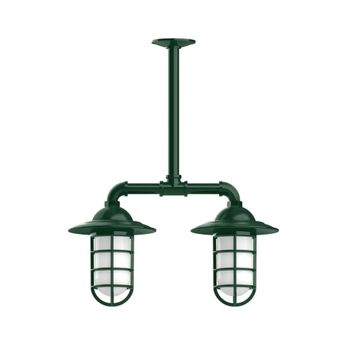 Vaportite Two Light Pendant in Forest Green (518|MSA05242G07)