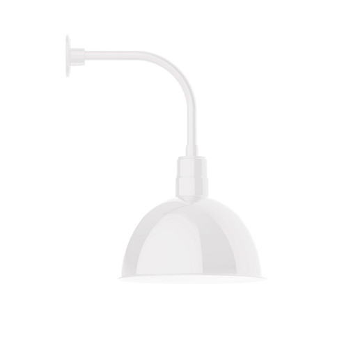 Deep Bowl One Light Wall Mount in White (518|GNU11744B01G06)