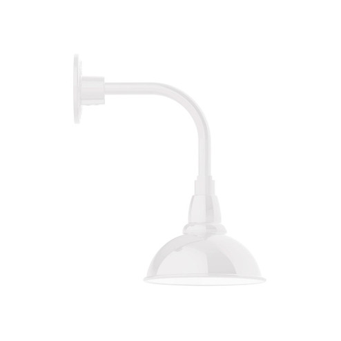 Cafe One Light Wall Mount in White (518|GNT10544B03G06)
