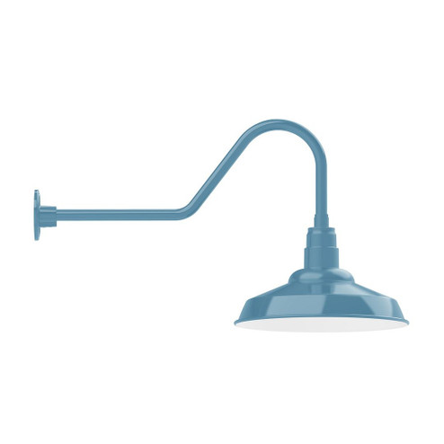 Warehouse One Light Wall Mount in Light Blue (518|GNC18454B01G06)