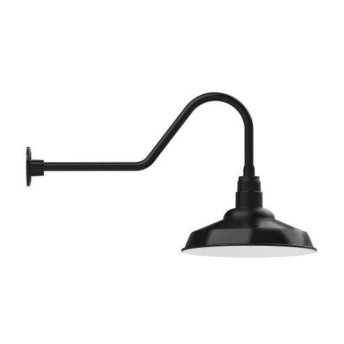Warehouse One Light Wall Mount in Black (518|GNC18441B01G06)