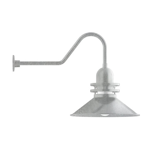 Atomic One Light Wall Mount in Painted Galvanized (518|GNC15249B01G07)