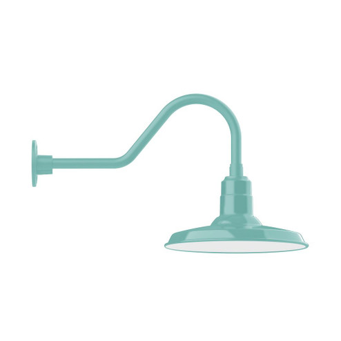 Warehouse One Light Wall Mount in Sea Green (518|GNB18348G06)