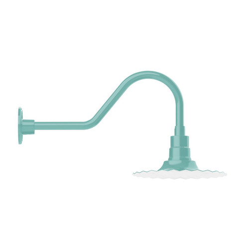 Radial One Light Wall Mount in Sea Green (518|GNB15848B01G06)