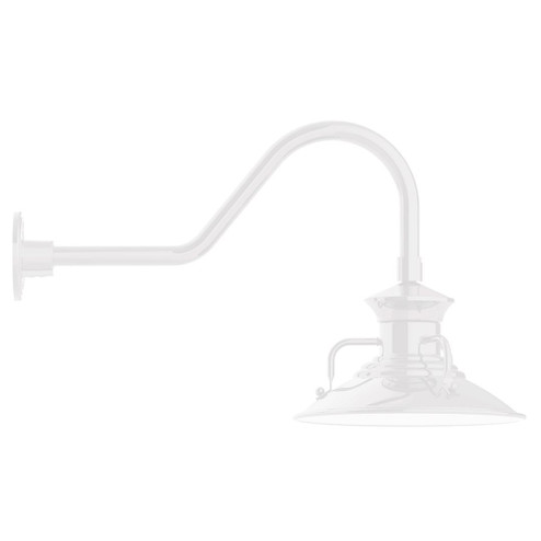 Homestead One Light Wall Mount in White (518|GNB14244G06)