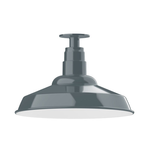 Warehouse One Light Flush Mount in Slate Gray (518|FMB18440G06)