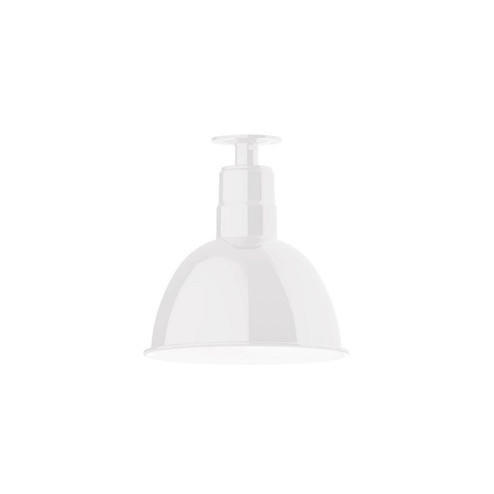 Deep Bowl One Light Flush Mount in White (518|FMB11644G06)