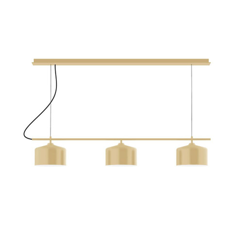 Axis Three Light Linear Chandelier in Ivory (518|CHD41917C26)