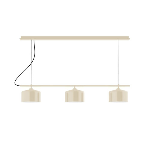 Axis Three Light Linear Chandelier in Cream (518|CHD41916C27)