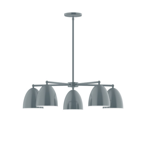 Jill Five Light Chandelier in Slate Gray (518|CHC41740)