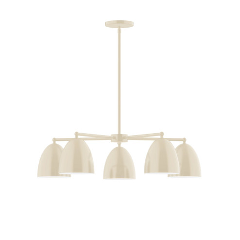Jill Five Light Chandelier in Cream (518|CHC41716)