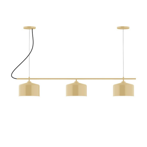 Julia Three Light Linear Chandelier in Ivory (518|CHA41917C04)