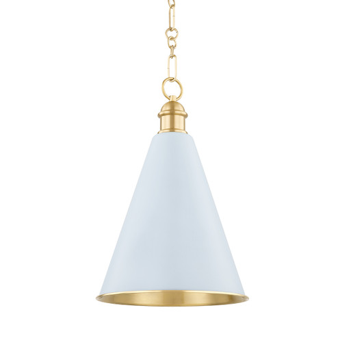 Fenimore One Light Pendant in Aged Brass (428|H761701AAGBSAO)