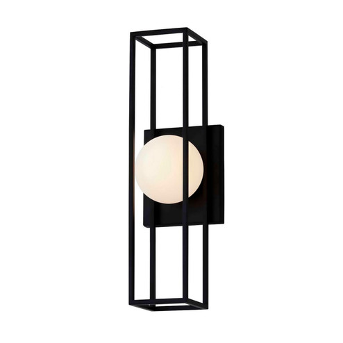 Fusion LED Outdoor Wall Sconce in Matte Black (102|FSN7184WOPALMBLK)