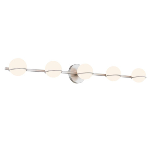 Textile LED Bath Bar in Brushed Nickel (102|FSN4165OPALNCKL)