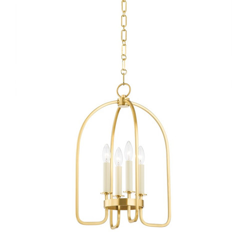 Oakville Four Light Lantern in Aged Brass (70|6314AGB)