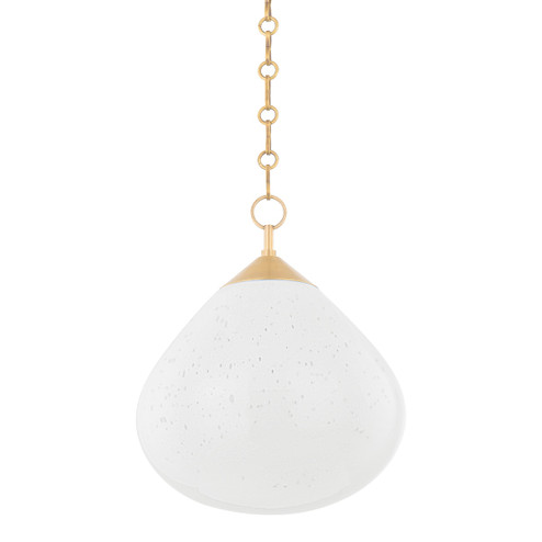 Semilla One Light Pendant in Vintage Brass (68|36214VB)