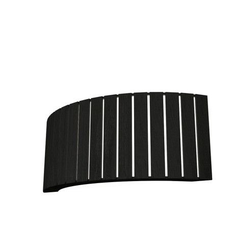 Slatted LED Wall Lamp in Charcoal (486|4039LED44)