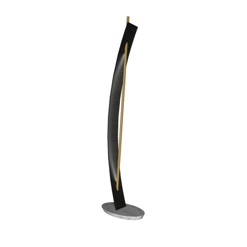 Clean LED Floor Lamp in Charcoal (486|3015LED44)