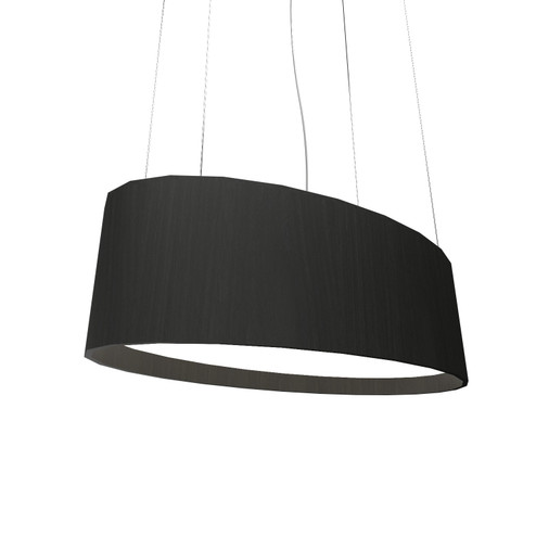 Oval LED Pendant in Charcoal (486|287LED44)