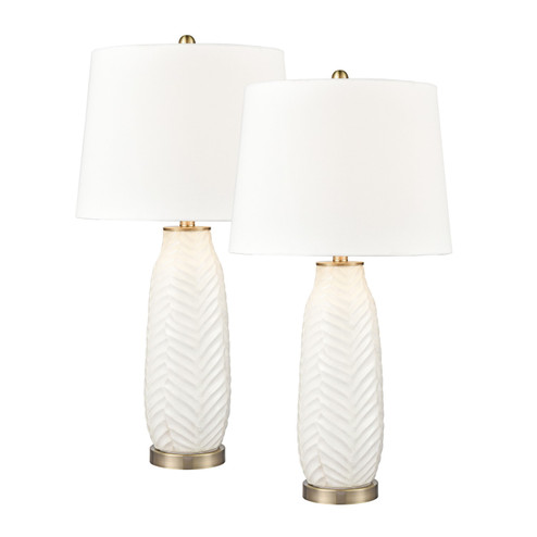 Bynum One Light Table Lamp - Set of 2 in White (45|S00198034S2)