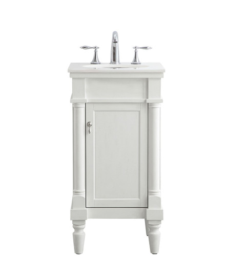 Lexington Single Bathroom Vanity in Antique white (173|VF13018AWVW)