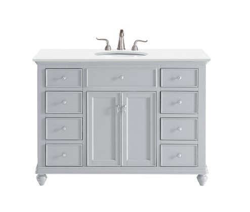 Otto Single Bathroom Vanity in Grey (173|VF12348GRVW)