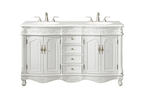 Windsor Double Bathroom Vanity in Antique white (173|VF1049VW)