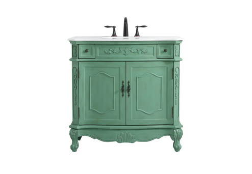 Danville Single Bathroom Vanity in Vintage mint (173|VF10136VMVW)