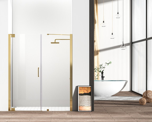 Carson Shower Door in Brushed Gold (173|SD4046072BGD)