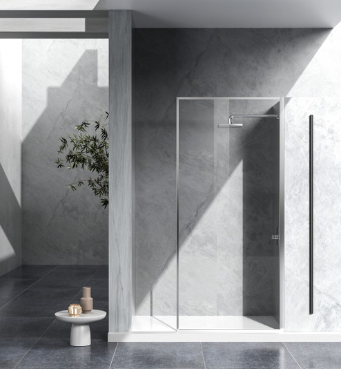 Melbourne Shower Door in Polished Chrome (173|SD1883576PCH)