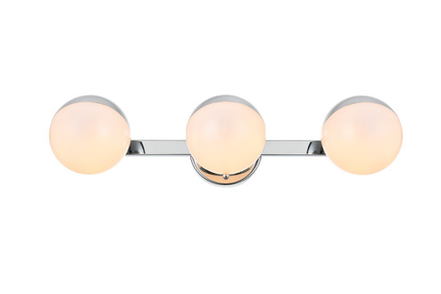 Majesty Three Light Bath Sconce in Chrome (173|LD7305W21CH)