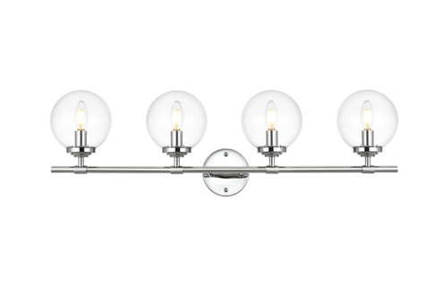 Ingrid Four Light Bath Sconce in Chrome (173|LD7302W33CH)