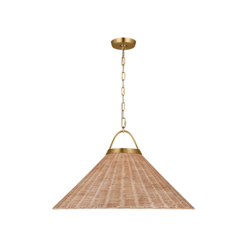 Whitby One Light Pendant in Burnished Brass (454|CP1431BBS)