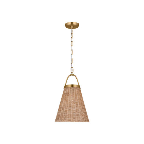 Whitby One Light Pendant in Burnished Brass (454|CP1421BBS)