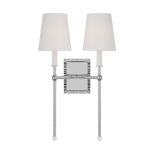 Baxley Two Light Wall Sconce in Polished Nickel (454|AW1202PN)