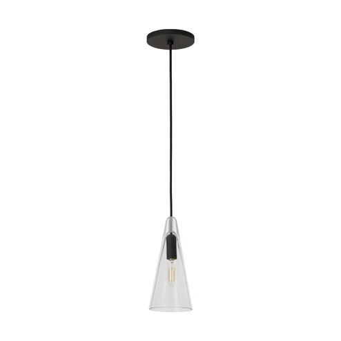 Selina One Light Pendant in Nightshade Black (182|SLPD281CB)