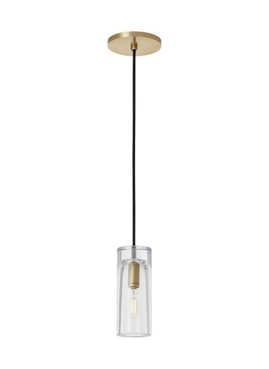 Horizon One Light Pendant in Natural Brass (182|SLPD277CNB)