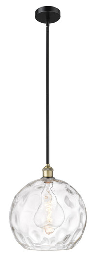 Edison One Light Pendant in Black Antique Brass (405|6161SBABG121514)