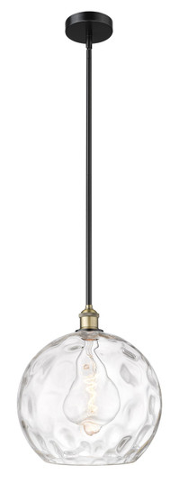 Edison One Light Pendant in Black Antique Brass (405|6161SBABG121514)