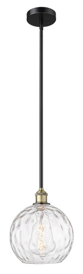 Edison One Light Mini Pendant in Black Antique Brass (405|6161SBABG121510)