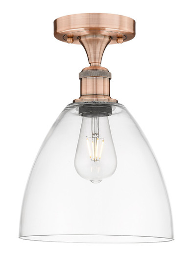 Edison One Light Semi-Flush Mount in Antique Copper (405|6161FACGBD92)