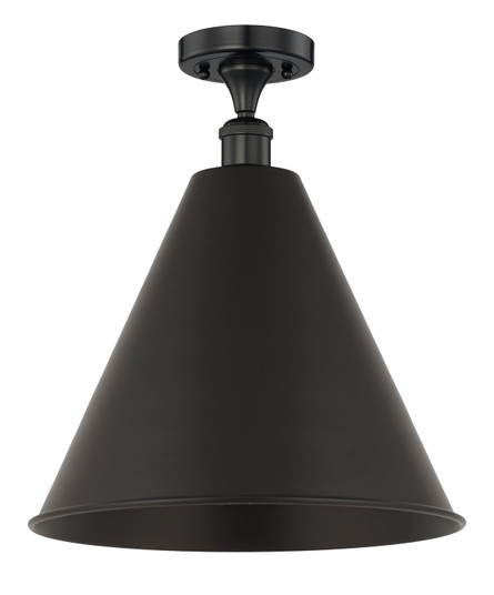 Edison One Light Semi-Flush Mount in Antique Brass (405|6161FABMBC16AB)