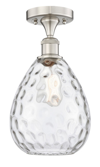 Edison One Light Semi-Flush Mount in Antique Brass (405|6161FABG372)